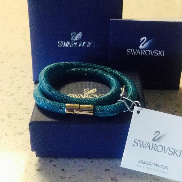 Swarovski Jewelry - **SOLD** Swarovski Blue Double Bracelet/Choker💎